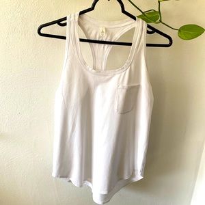 Lululemon Racerback White Tank - Size 6